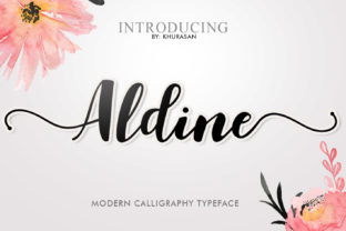 Aldine: A Script Font for Creative Campaigns