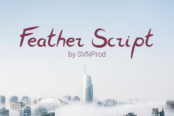 Feather Script: A Delicate Typographic Delight