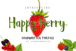 Happy Berry Font: A Playful Typeface for Digital Design