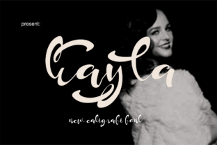 Kayla: A Fun Script Font for Craft Creators