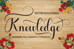 Knowledge Script Font: Perfect for Handmade Labels and Packaging