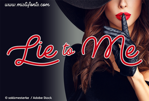 Lie to Me Font for Creative Projects