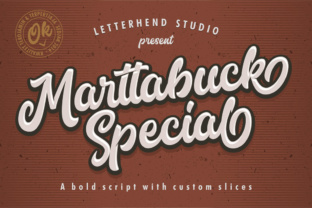 Marttabuck: A Bold Script Font Built for Digital Designers