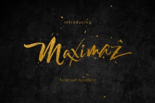 Maximaz: A Handwritten Font That Brings Passionate Roughness