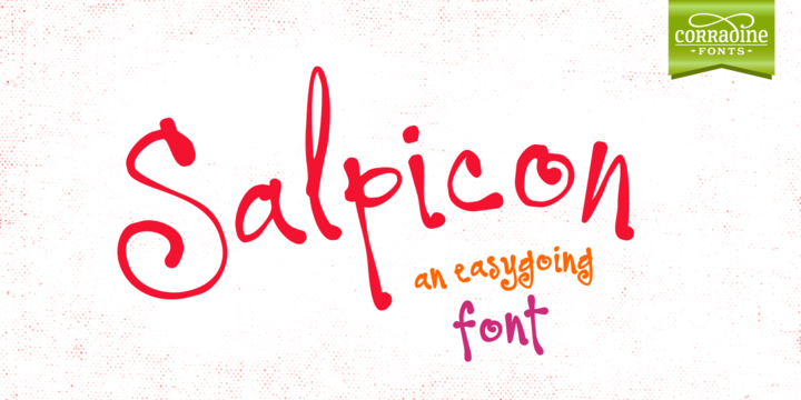 Salpicon Family: A Script Font for Handmade Product Design