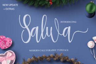 Salwa: A Modern Calligraphy Font for Handmade Products