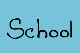 School Font: A Handwritten Typeface for Real Branding Work