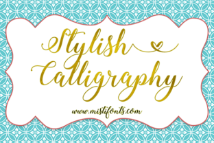Stylish Calligraphy Font for Handmade Product Labels and Designs