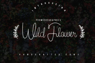 Wild Flower Font: A Handwritten Script for Branding